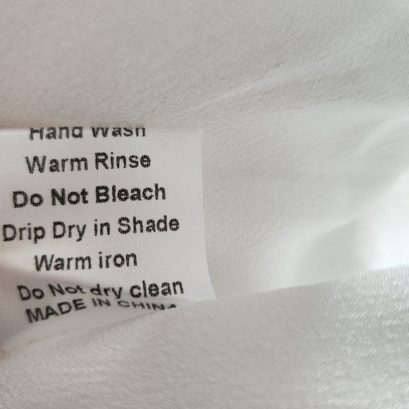 MORRISDAY White satin dress Size S new - Picture 11 of 11